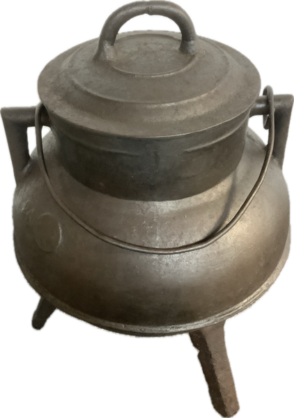 Rare Cast Iron “Cauldron Form” Pot 