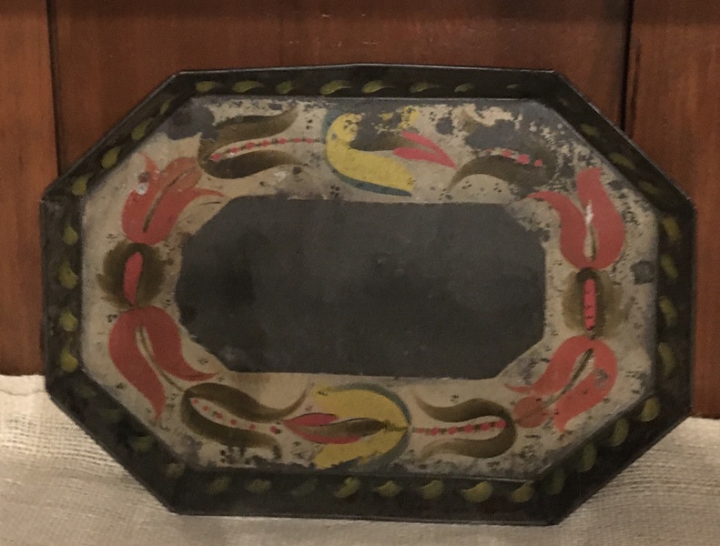 19th c. Tole Painted Tray
